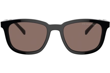 Zonnebril Prada PRA21S 16K30H Polarized Rechthoekige Zwart