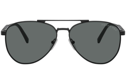 Zonnebril Prada PRA58S 1AB5Z1 Polarized Pilot Zwart