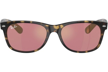 Zonnebril Ray-Ban New Wayfarer RB2132 902/U0 Vierkant Havana