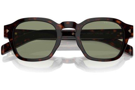 Zonnebril Prada PRA16SF 17N20G Polarized Ronde Havana