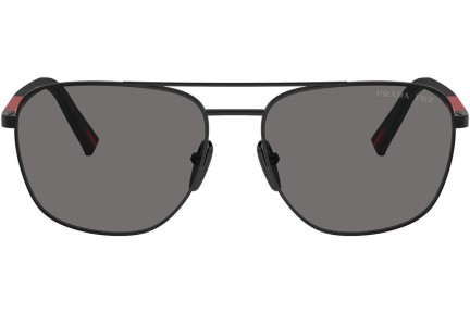 Zonnebril Prada Linea Rossa PS54ZS 1BO02G Polarized Ovaal Zwart