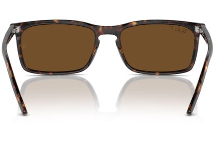 Zonnebril Ray-Ban RB4435 902/57 Polarized Rechthoekige Havana