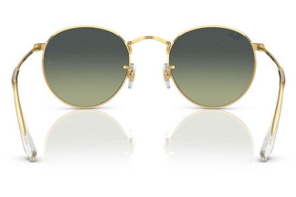 Zonnebril Ray-Ban Round Metal RB3447 001/BH Ronde Goud