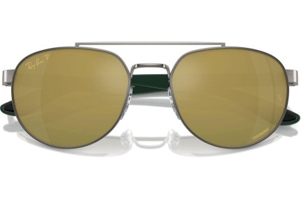 Zonnebril Ray-Ban RB3736CH 92696O Polarized Rechthoekige Grijs