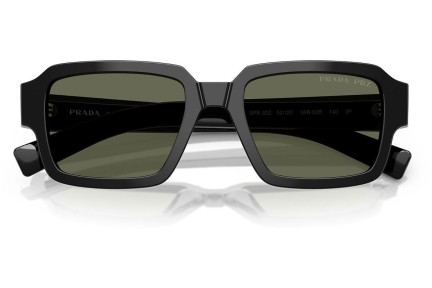 Zonnebril Prada PR02ZS 1AB03R Polarized Rechthoekige Zwart