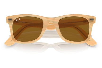 Zonnebril Ray-Ban Wayfarer RB2140F 140833 Vierkant Bruin