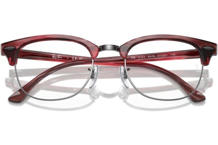 Brillen Ray-Ban Clubmaster RX5154 8376 Browline Rood