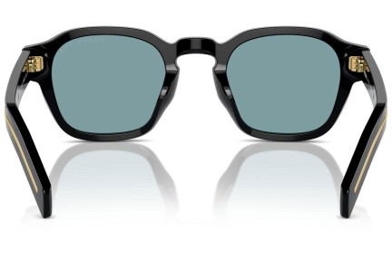 Zonnebril Prada PRA16SF 16K04D Polarized Ronde Zwart