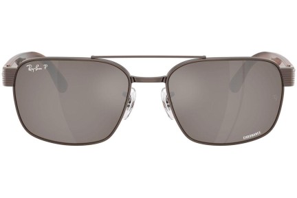 Zonnebril Ray-Ban RB3751CH 9259AN Polarized Vierkant Bruin