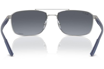 Zonnebril Ray-Ban RB3737CH 003/J0 Polarized Rechthoekige Zilver