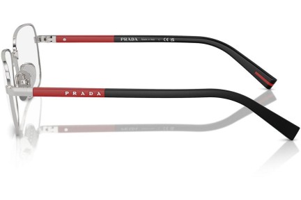 Brillen Prada Linea Rossa PS52QV 1BC1O1 Vierkant Zilver