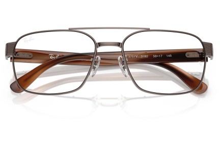 Brillen Ray-Ban RX3751V 3182 Vierkant Bruin