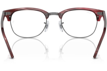 Brillen Ray-Ban Clubmaster RX5154 8376 Browline Rood