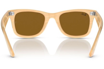 Zonnebril Ray-Ban Wayfarer RB2140F 140833 Vierkant Bruin