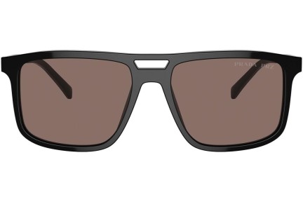 Zonnebril Prada PRA22SF 16K30H Polarized Rechthoekige Zwart