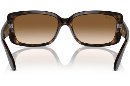 Zonnebril Ray-Ban RB4389 710/51 Rechthoekige Havana