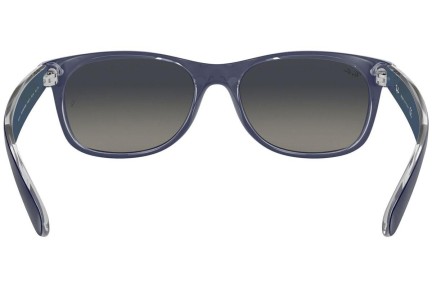 Zonnebril Ray-Ban New Wayfarer Color Mix RB2132 605371 Vierkant Blauw