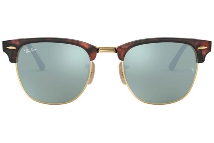 Zonnebril Ray-Ban Clubmaster Flash Lenses RB3016 114530 Browline Havana