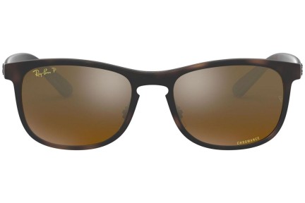 Zonnebril Ray-Ban Chromance Collection RB4263 894/A3 Polarized Rechthoekige Havana