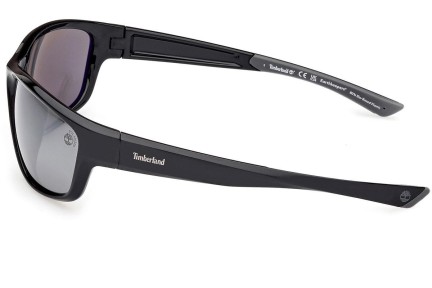 Zonnebril Timberland TB00024 01D Polarized Rechthoekige Zwart