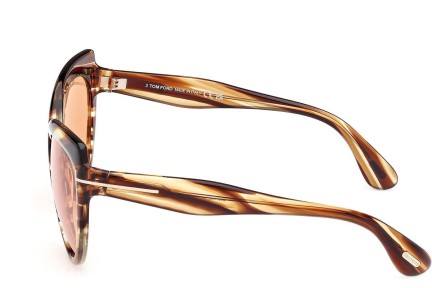 Zonnebril Tom Ford Beatrice FT1196 53E Cat Eye Havana