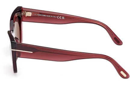 Zonnebril Tom Ford Athena FT1190 69E Cat Eye Rood