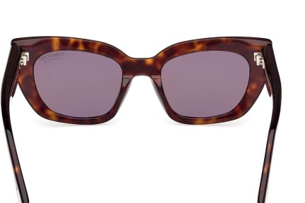 Zonnebril Tom Ford Athena FT1190 52H Polarized Cat Eye Havana