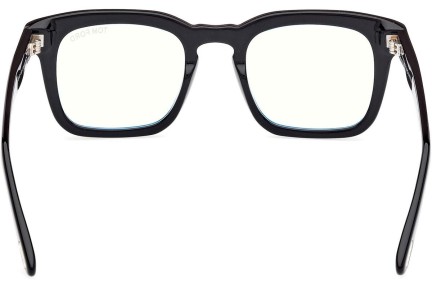 Brillen Tom Ford FT6025-B 001 Vierkant Zwart