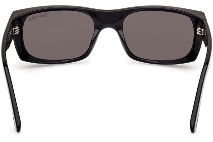 Zonnebril Tom Ford Juan FT1181-N 01A Rechthoekige Zwart