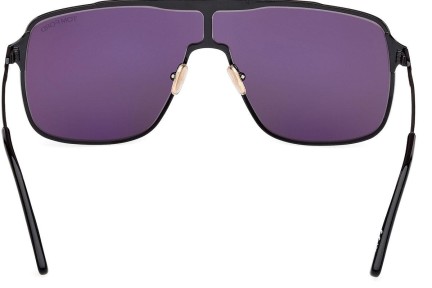 Zonnebril Tom Ford Zappa FT1173 01A Vierkant Zwart