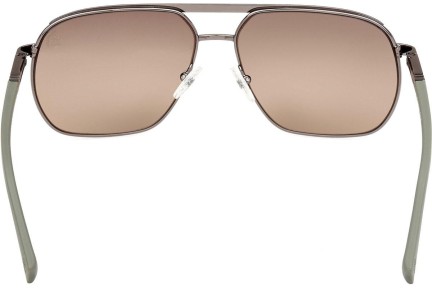 Zonnebril Timberland TB00027 06H Polarized Vierkant Zilver