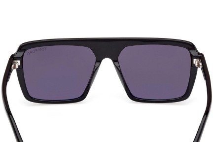 Zonnebril Tom Ford Vincent FT1176 01A Vierkant Zwart