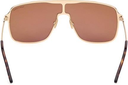 Zonnebril Tom Ford Zappa FT1173 30E Vierkant Goud