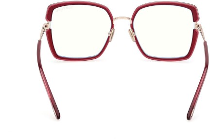 Brillen Tom Ford FT5985-B 075 Vierkant Rood