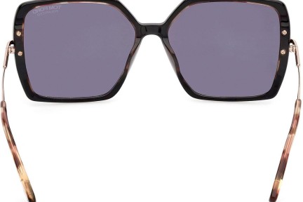 Zonnebril Tom Ford FT1039 05D Polarized Vierkant Zwart