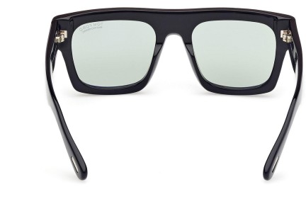 Zonnebril Tom Ford Fausto FT0711 01N Flat Top Zwart