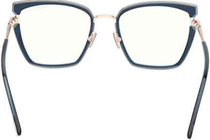 Brillen Tom Ford FT5984-B 092 Cat Eye Blauw