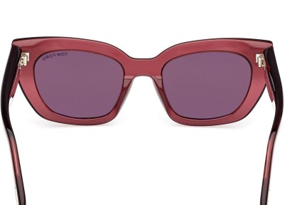 Zonnebril Tom Ford Athena FT1190 69E Cat Eye Rood