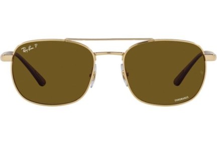 Zonnebril Ray-Ban Chromance Collection RB3670CH 001/AN Polarized Vierkant Goud