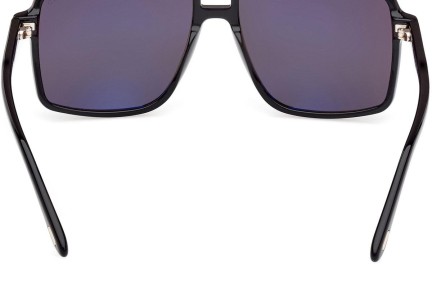 Zonnebril Tom Ford Kemp FT1177 01A Vierkant Zwart