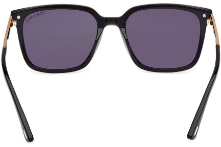 Zonnebril Tom Ford Jochem FT1183 01A Vierkant Zwart