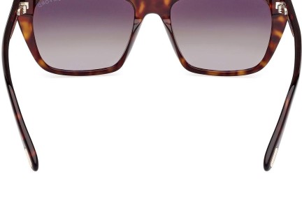 Zonnebril Tom Ford Aslan FT1175 52B Vierkant Havana