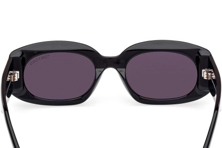 Zonnebril Tom Ford Cielle FT1187 01A Ovaal Zwart