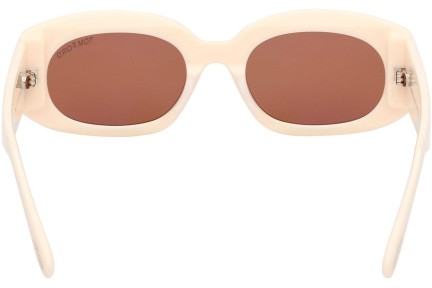 Zonnebril Tom Ford Cielle FT1187 25E Ovaal Beige