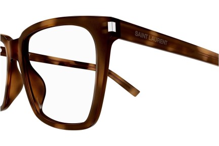 Brillen Saint Laurent SL717SLIM 003 Vierkant Havana