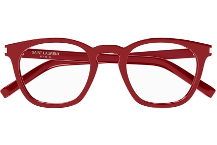 Brillen Saint Laurent SL28OPT 011 Ronde Rood