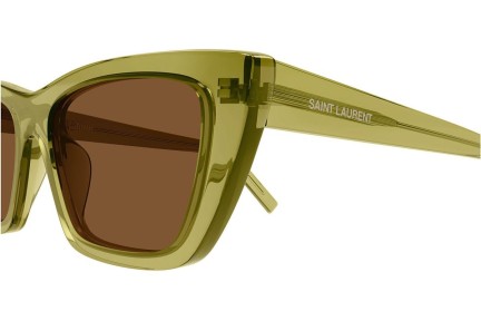 Zonnebril Saint Laurent SL276MICA 059 Cat Eye Groen