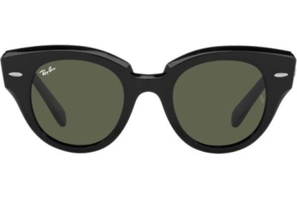 Zonnebril Ray-Ban Roundabout RB2192 901/31 Ronde Zwart