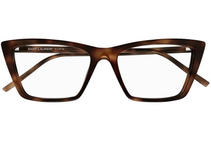 Brillen Saint Laurent SL737MICATHINOPT 003 Cat Eye Havana