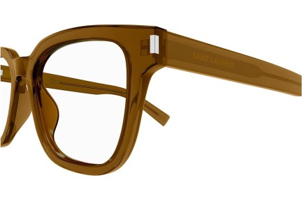 Brillen Saint Laurent SL711OPT 004 Vierkant Bruin